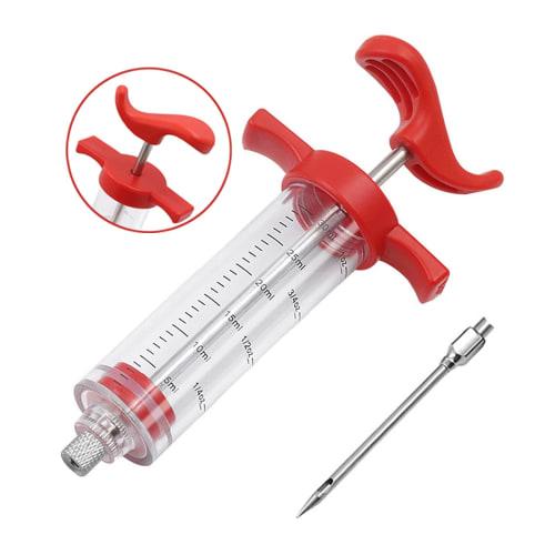 Food Seasoning Syringe, Meat Syringe, Seasoning Container Syringe, Meat Syringe, Seasoning Injection Tool, Condiment Container, BBQ Syringe, Marinade