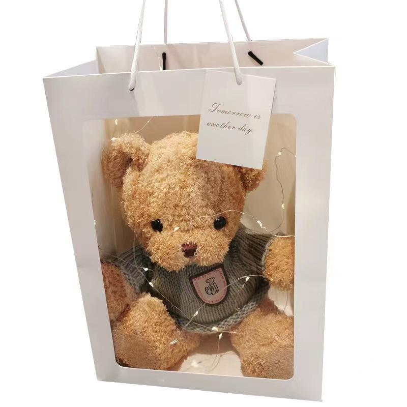 Teddy Bear Plush Toy Gift Box - Stuffed Bear Doll for Birthdays