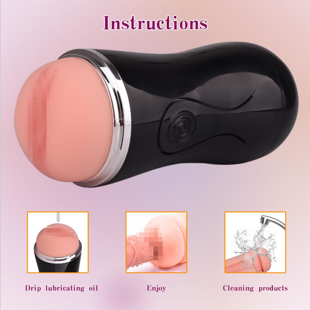 Automatic Male Masturbator – Electric Penis Stroker with Suction & Vibration, Rechargeable Adult Toy for Men