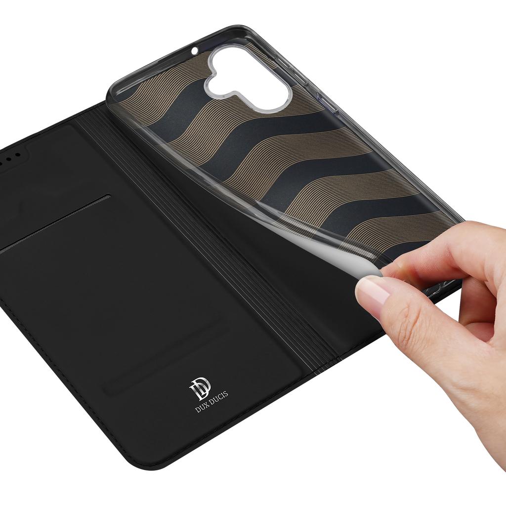 For OnePlus Ace 5 Racing 5G/OnePlus Nord CE5 5G Case DUX DUCIS Skin Pro Series Leather Stand Cover Card Holder