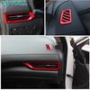 Console Side Outlet Vent Frame Cover For Nissan Sentra Sylphy 20-24 Bright Red