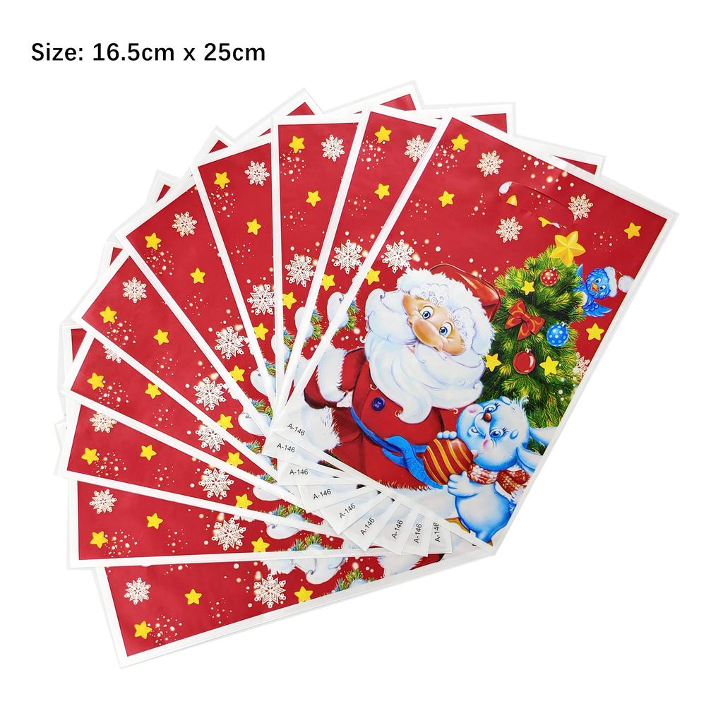 10Pcs Halloween Gift Candy Bags Pumpkin Skull Bat Trick or Treat Cookies Bag Candy Packaging Halloween Party Favors Supplies