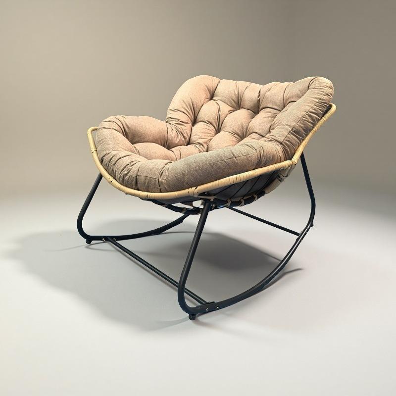 Rocking Recliner Chair: Balcony Leisure Chair, Lay-Flat Nest Chair, Lazy Sofa for Home