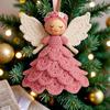 Crochet Angel Kit Handmade Angel Decoration Crochet Angel Ornament Kit for Beginners Handmade Christmas Tree Decoration Gift