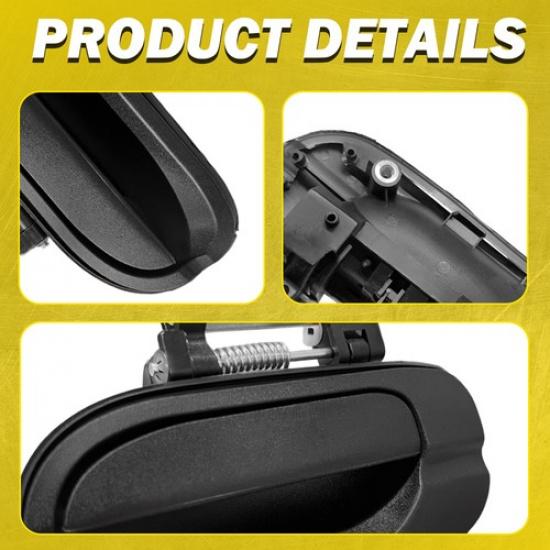 2x Left Front&Rear Exterior Door Handle For 2000-2006 Nissan Sentra 806076Z603