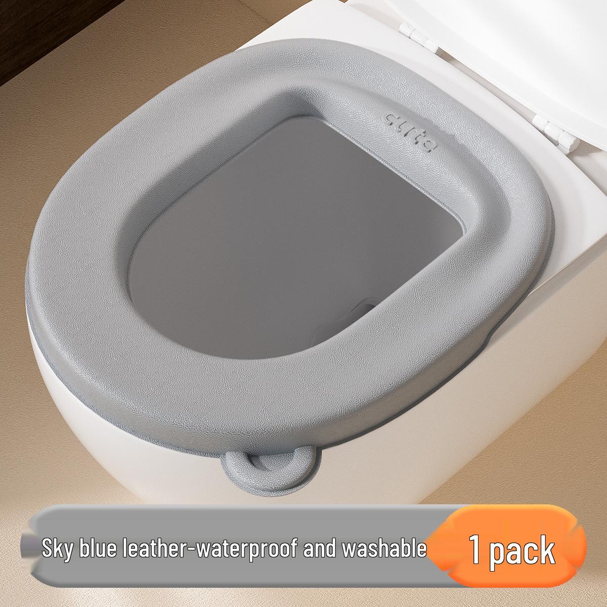 

Універсальна миюча накладка на сидіння унітазу - Товста, водонепроникна, з мультяшним принтом, для всіх сезонів