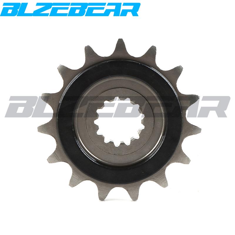 Passend für 15T Kettenrad Vorne Für CFMOTO 450MT 450mt cf 450cc Langlebiges Motorrad Kettenrad Vorne Ritzel