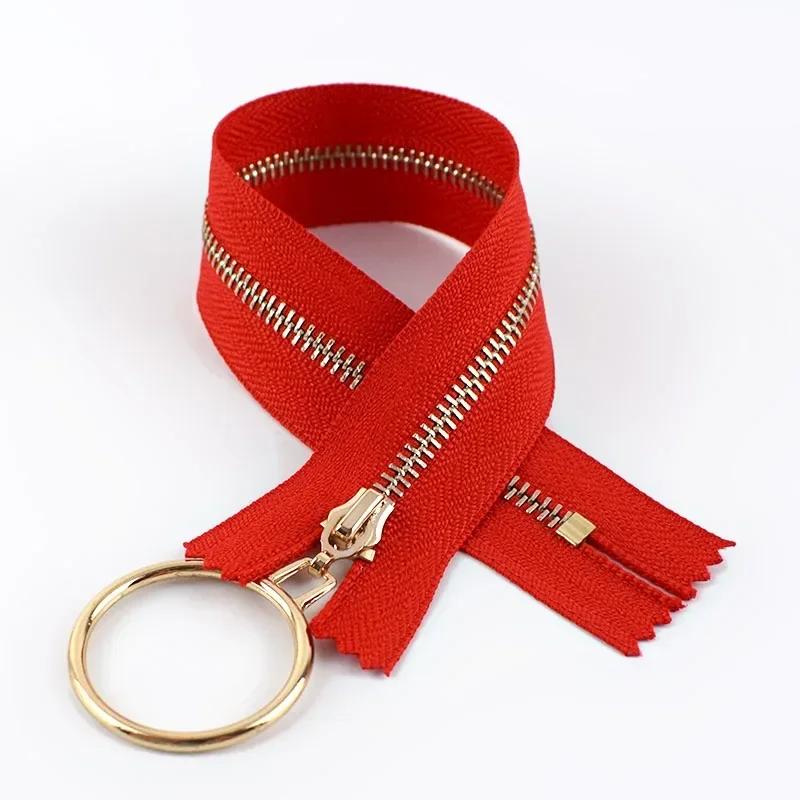 5 Stück Meetee Metallreißverschluss zum Nähen 3# 15-30cm Endlosreißverschluss Verschluss Tasche Geldbörse Dekorative Reißverschlüsse Reparatur DIY Bekleidungszubehör