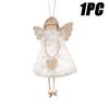 Christmas Hanging Angel Doll Pendant Plush Angel Ornaments Xmas Tree Decors for Wedding Birthday Party New Year Holiday Decor