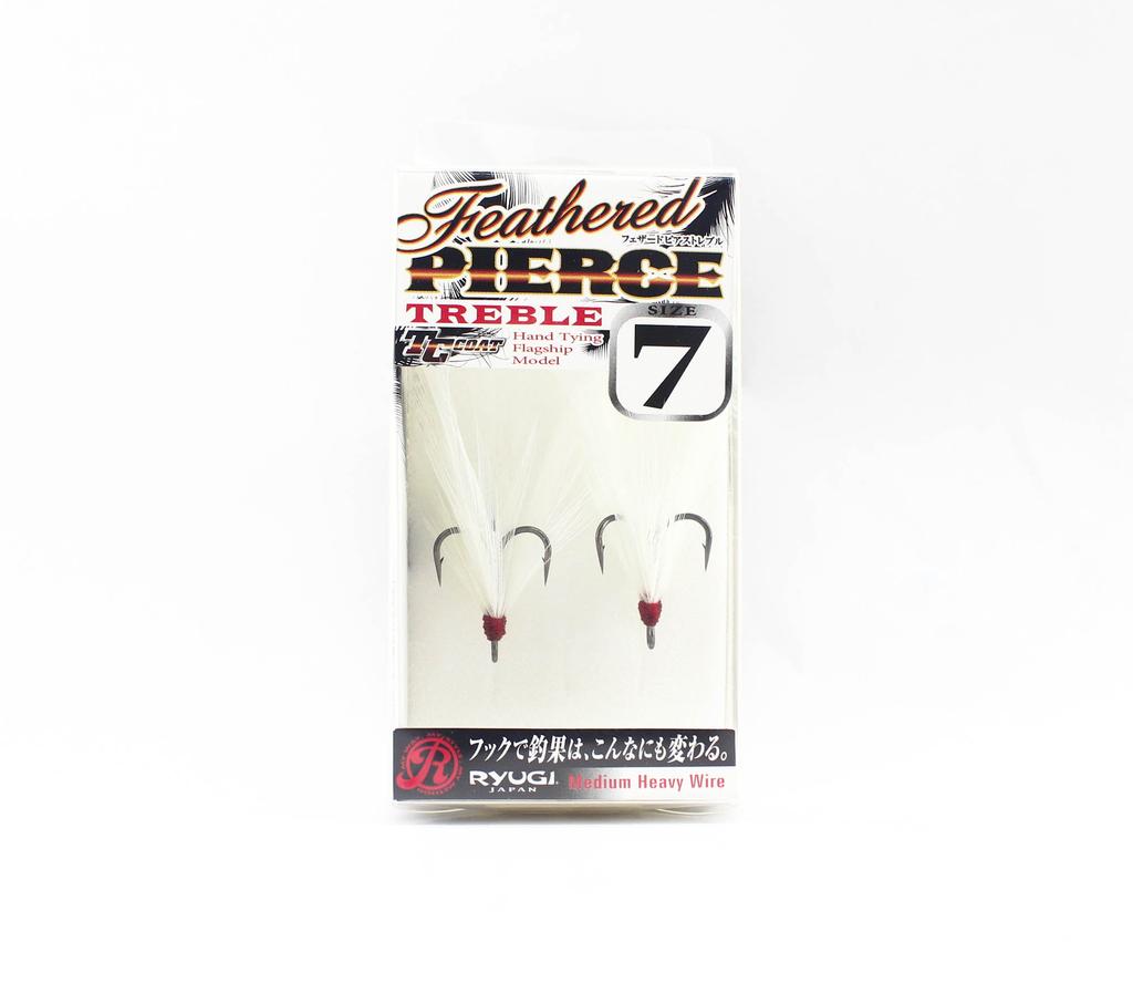Ryugi HFP046 Treble Hooks Feathered Pierce Size 7 (2359)