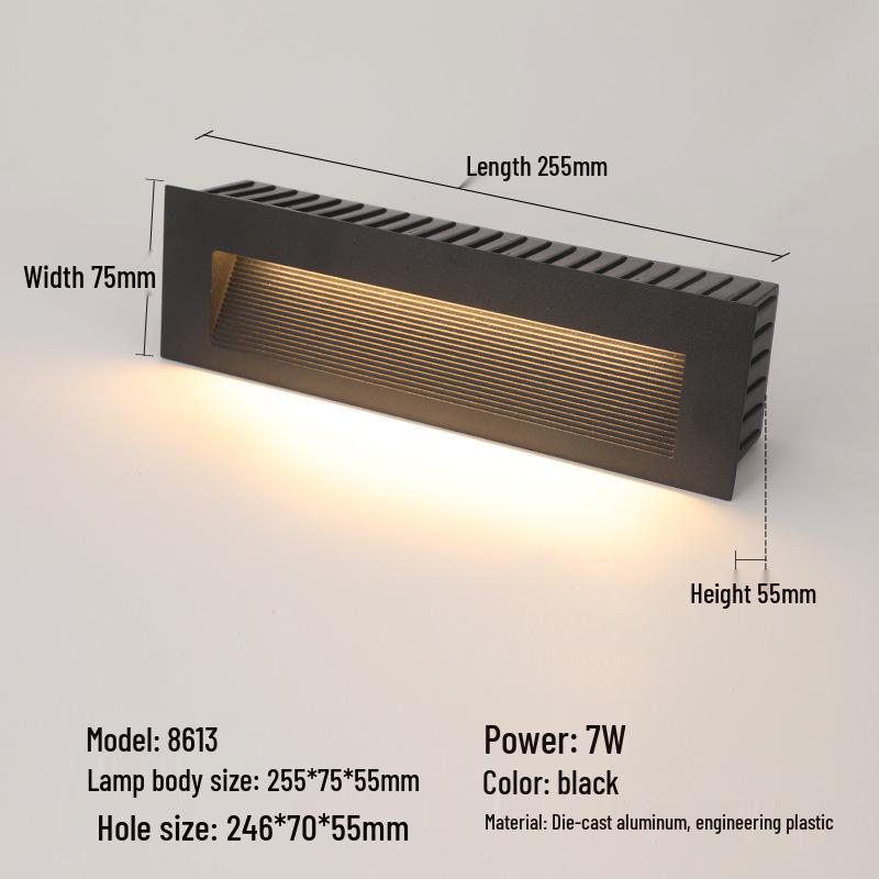 Recessed Waterproof Outdoor Stair and Pathway Light