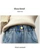 2025 Stylish Girls' Spring/Autumn Jeans - Trendy Straight-Leg Children's Trousers