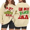 Women's Casual Fashion Long Sleeve Christmas Printed Round Neck Sweatshirt Top