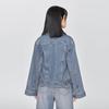 Lee Women's Comfort Fit Printed Denim Jacket with Flared Cuffs