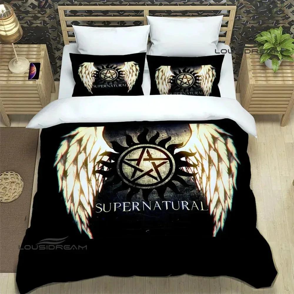 supernatural join the hunt Bedding Sets exquisite supplies set duvet cover bed comforter set bedding set luxury birthday gift
