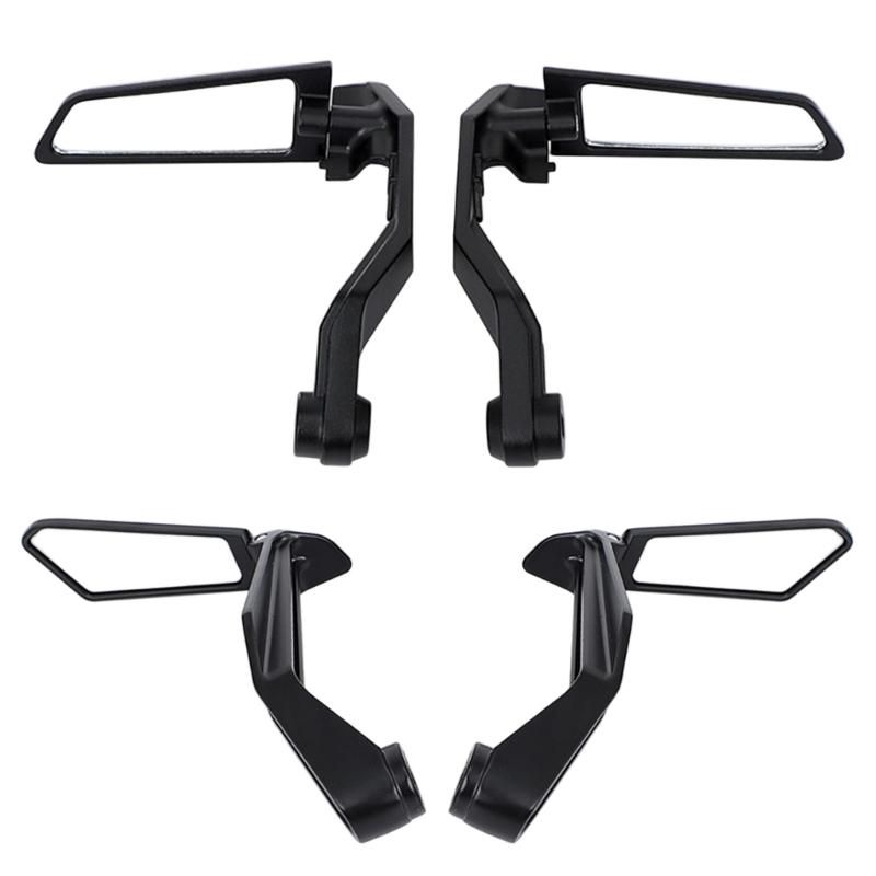 Easy Install Vibration Resistant Rear View Mirror With Wide View Motorcycle Accessory Handlebar Side Mirror