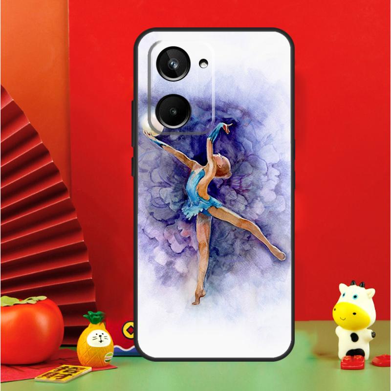 Gymnastics Oil Painting For Realme 15 Pro GT7 GT6 10 11 12 13 14 Pro Plus C65 C67 C63 C61 C55 C51 C53 C35 C75 Case