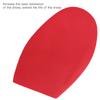 1 Pair Shoes Repair Rubber Soles Wear Resistant Rubber Heels Anti Slip Outsoles (Red)