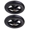 8inch Rubber Wheels Heavy Duty Wheelchair Front Castor Solid Shopping Cart Wheel Wheelchair Replacement Solid Tire Wheel