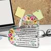 2D Flat, Heartfelt Keepsake Acrylic Decorative Plaque, Birthday Gift, Suitable for Wall Decoration, Porch, Room, Villa, Accents Home, Hallway, or Work