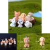 High Quality Mini Resin Dog Dolls 12 Style Handicraft Micro Ornaments For Decorative Use