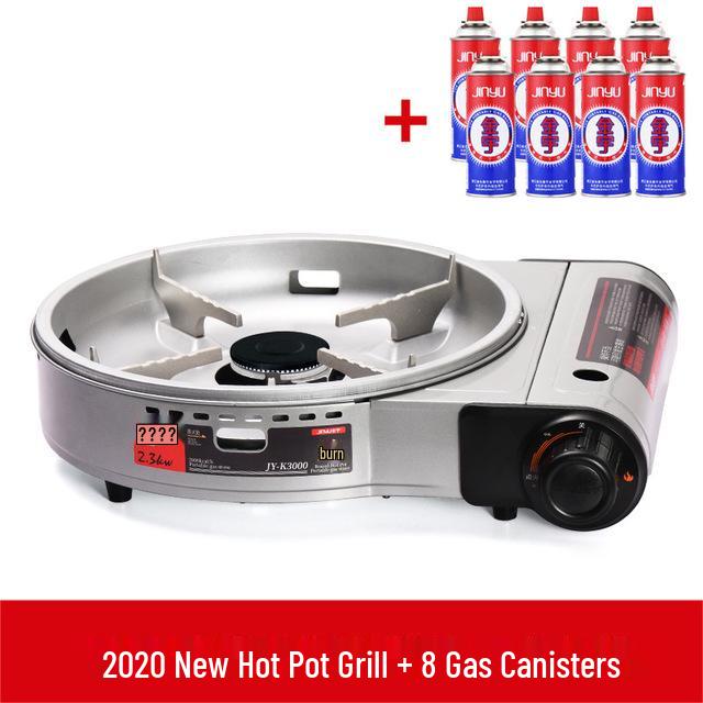 Portable Multifunctional Cassette Stove for Outdoor Cookouts & Grilling