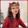 Weihnachtsmann/Schneemann/Weihnachtsbaum Weihnachtsmann Schneemann Brille Kunststoff Rentierhorn Brille Neujahr