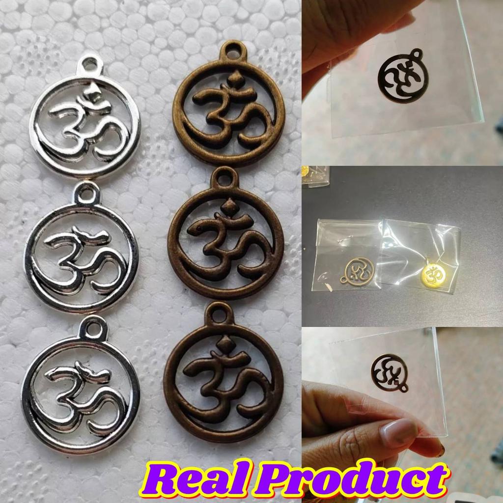 Om Hinduism Ganesha Elephant Head God Pendant Necklace Charm Wristband Success Wealthy Amulet Talismans Vintage Gifts Protect Health Lucky Rich