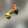Outdoor cassette stove gas adapter for charging valve to gas tank, perfect for mountain tank charging.
