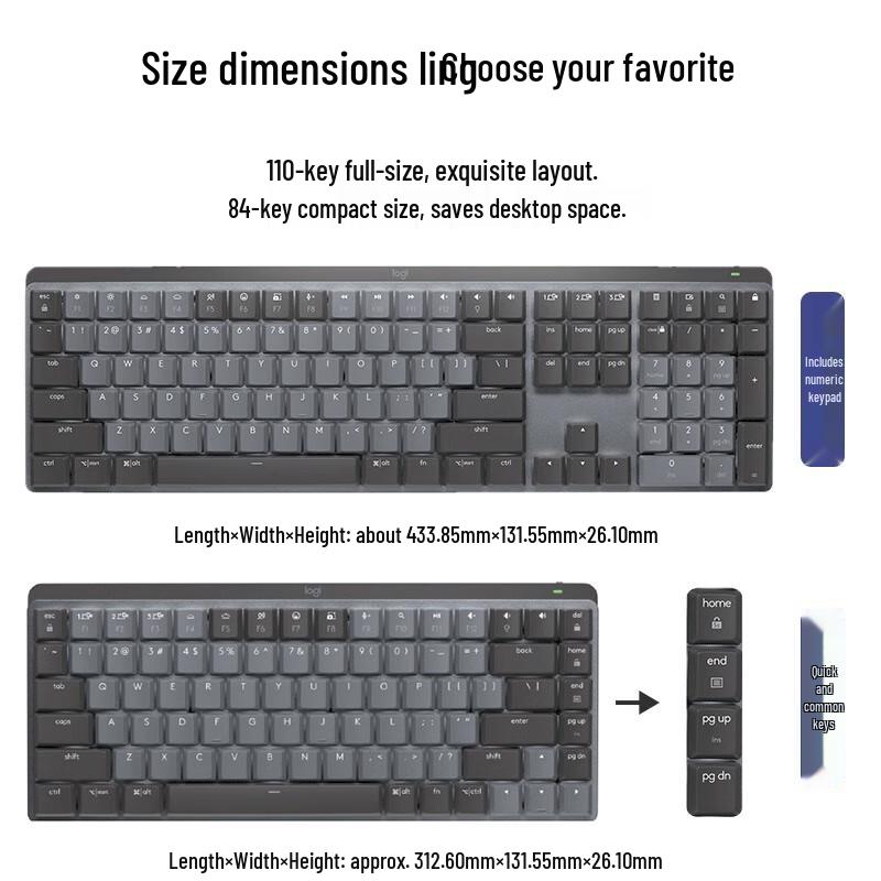 Logitech MX Mini Compact Mechanical Keyboard