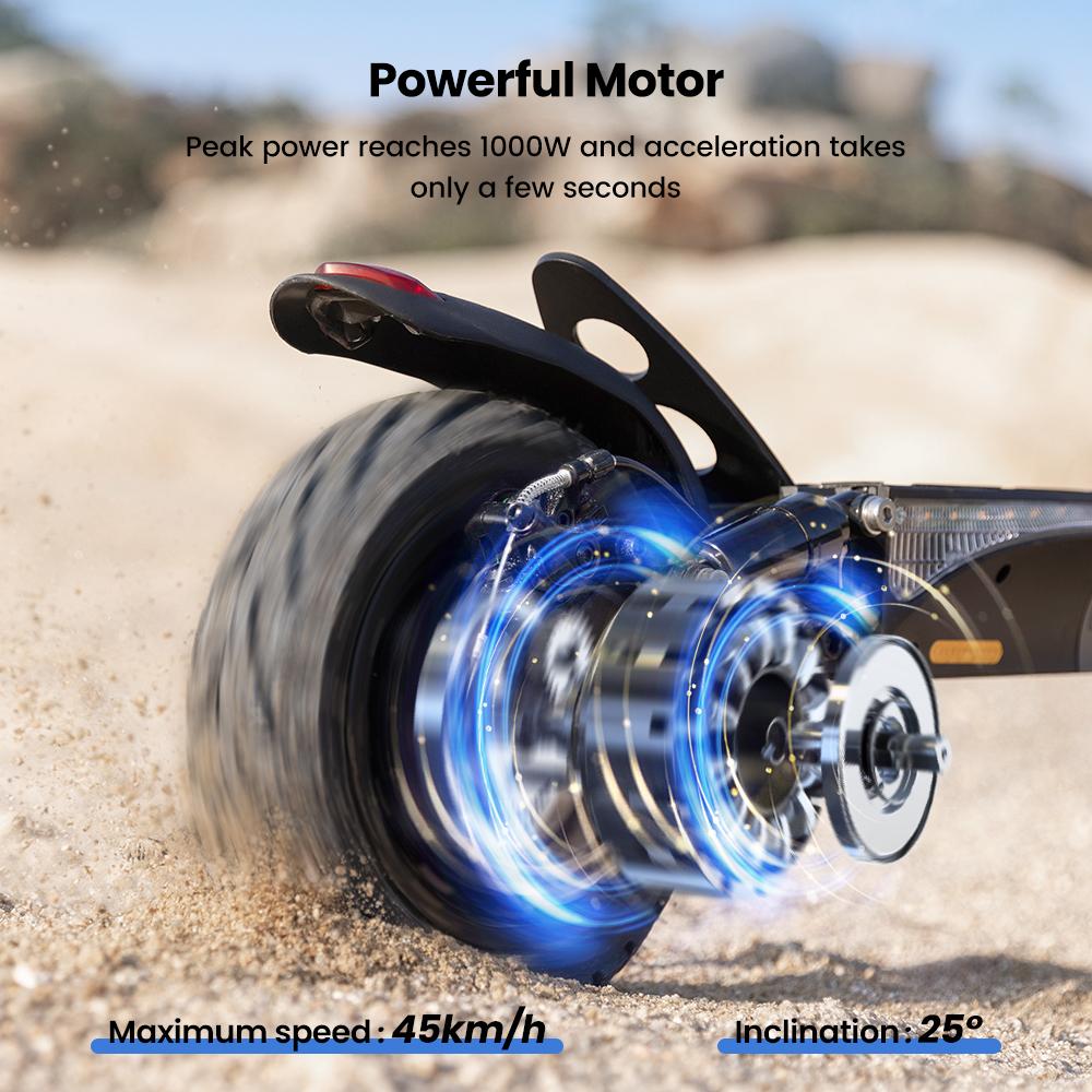 iScooter Electric Scooter 45km/h Max Speed 1000W Motor 14Ah 10 Inch Off Road Tire With Suspension Escooters