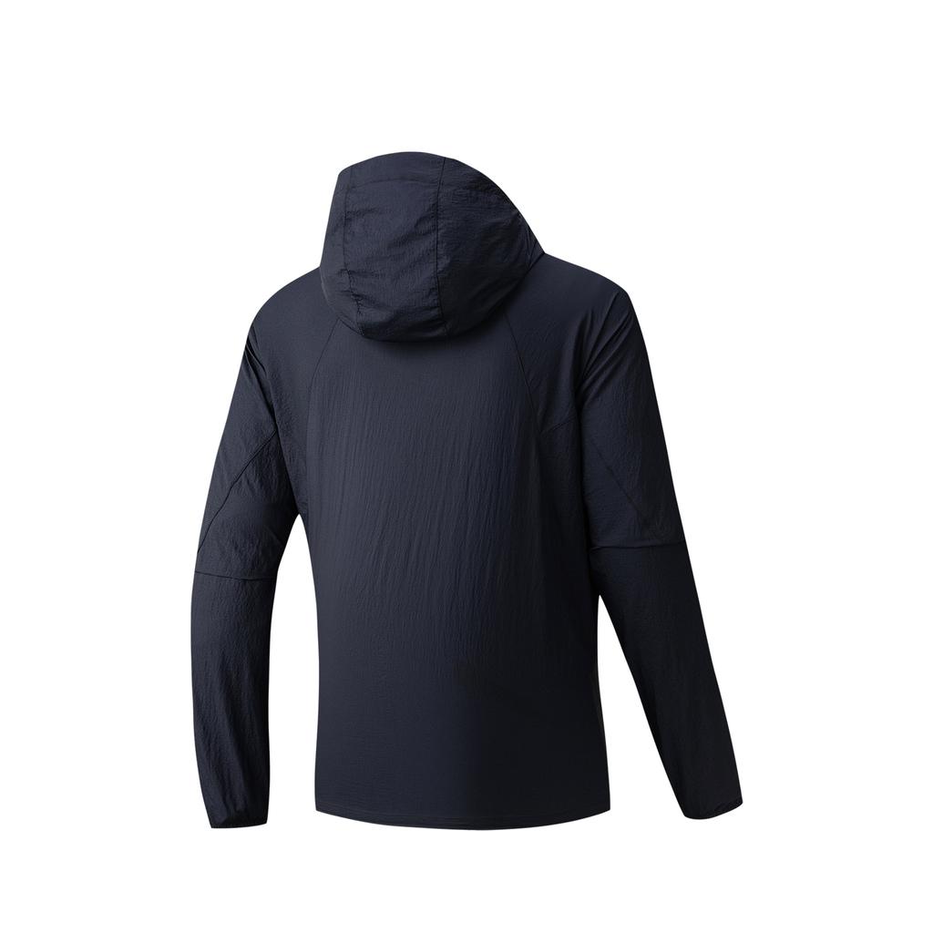 Anta Outdoors Hooded Lightweight Jacket Woven Sports Top Summer 2026 Unisex Jacket Deep-Night-Blue 972626603-9