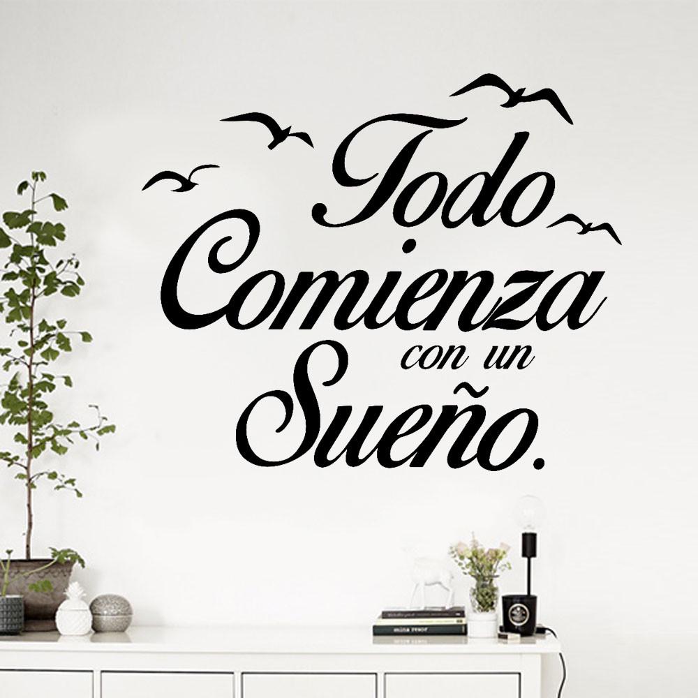 Removable Art Vinyl Mural Home Room Decor Wall Stickers чёрный