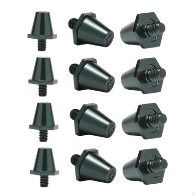 12 Pcs Anti-Slip Replacement Soccer Cleats for Firm Ground Football Boots Indoor Outdoor Sports