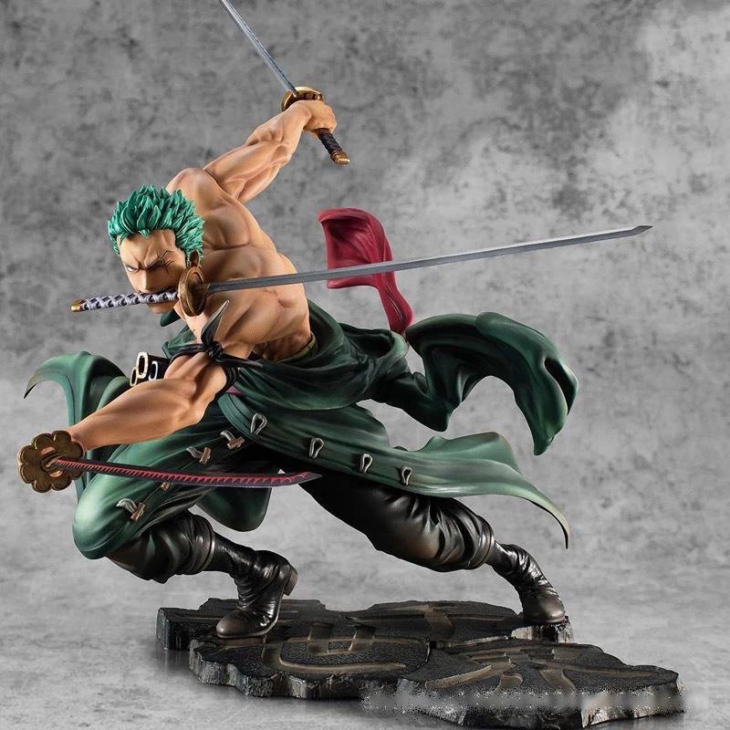 One Piece 10cm Figuur Speelgoed Anime Gk Roronoa Zoro Drie-Blads Sa-Maximum Pvc Actie Verzameling Figuur Model Poppen Cadeaus Kinderen