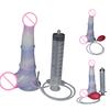 Irrigator Sex Supplies Waterproof Portable Moderate Colorful Dildo Horse Realistic Squirting Penis