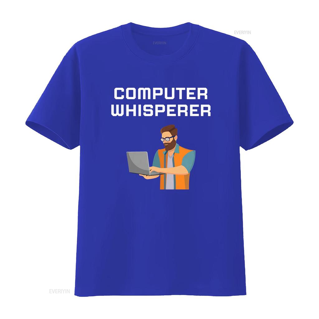 Computer Whisperer T Shirt for Geek Nerd Science Engineering Savvy Tech PC Gamer with Express Delivery vintage Washed Stylish
