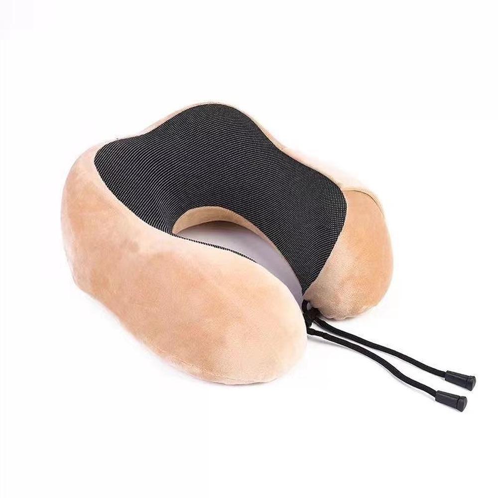 U-förmiges Reisekissen, Memory-Schaum-Nackenkissen, weiches Massage-Nackenkissen, Schlafflugzeug-Nackenkissen