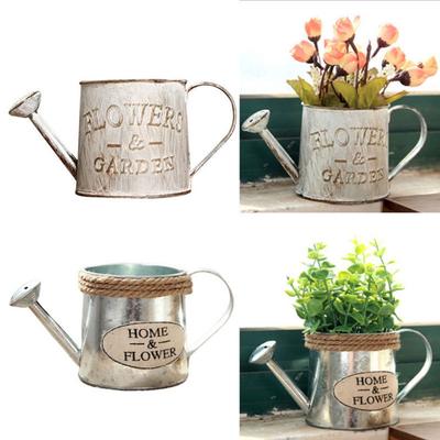 Fitment Iron Vintage Design Watering Can Garden Decor