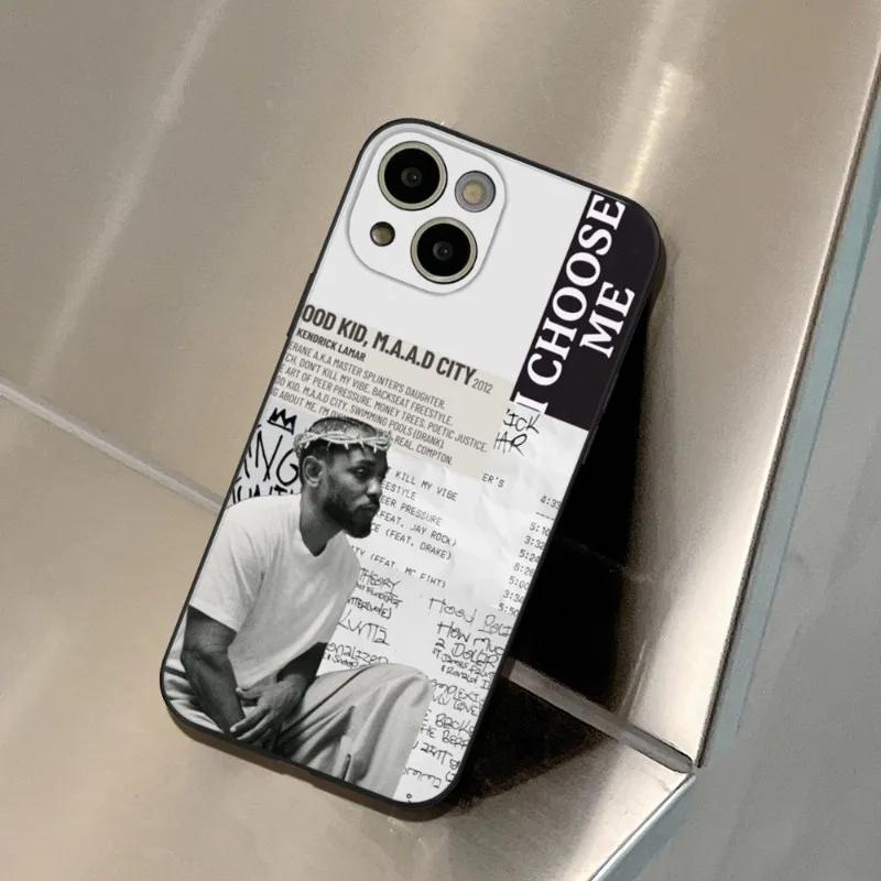 

Kendrick Lamar Phone Case For IPhone 16 promax 15pro 14pro iphone 13 pro iphone 11 12 promax 15Plus XR XS MINI SE Black Covers iphone12