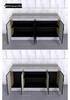 2-Meter Stainless Steel Waterproof Kitchen Cabinet with Sink for Household or Rental Use