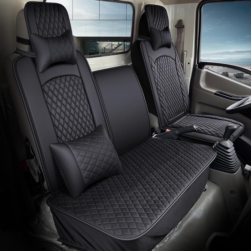 21 New Diamond Leather Truck Seat Cushion