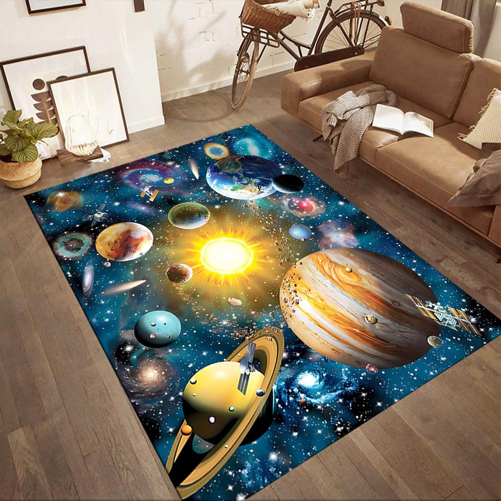 Cosmic Portal Exploration Floor Mats for Living Room, Bedroom and Room Decoration Are Suitable for Gifts.