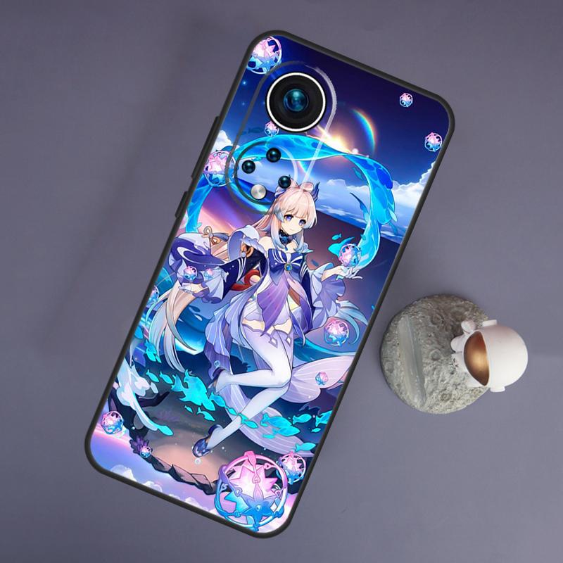 Genshin Impact Sangonomiya Kokomi For Huawei Honor Magic 5 Lite 70 50 X8 X9 a P20 P30 P40 P50 P60 Pro P Smart Nova 9 5T Case