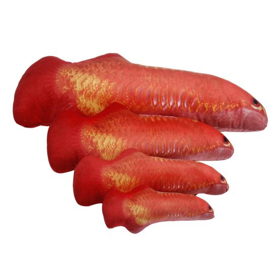 Pet Cat Kitten Fish Shape Catnip Bite-resistant Playing Scratch Chewing Toy