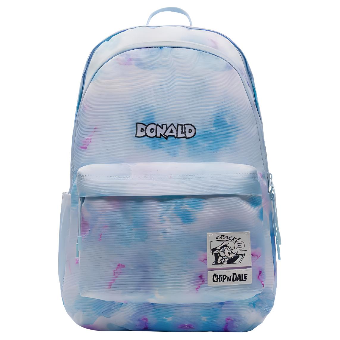 Li Ning X Disney Mickey Collaboration Nebula Tie-Dye Full Print Large Capacity Fabric Backpack Unisex Backpack Gradient-Blue ABSS055-3 Gradient Blue