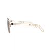 Philipp Plein Sunglasses Aviator Frame Acetate Rose Gold Green