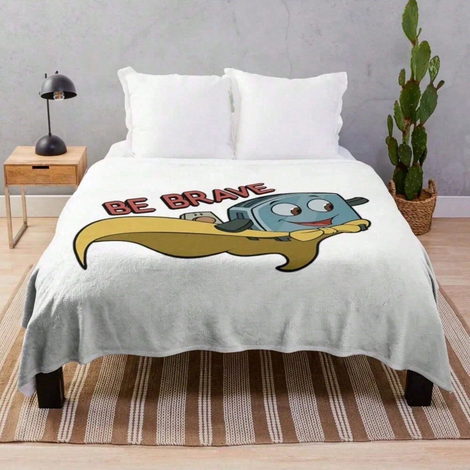 Brave Little Toaster T-ShirtBe Brave Little Toaster Throw Blanket Luury St Thin Picnic Blankets S разноцветный