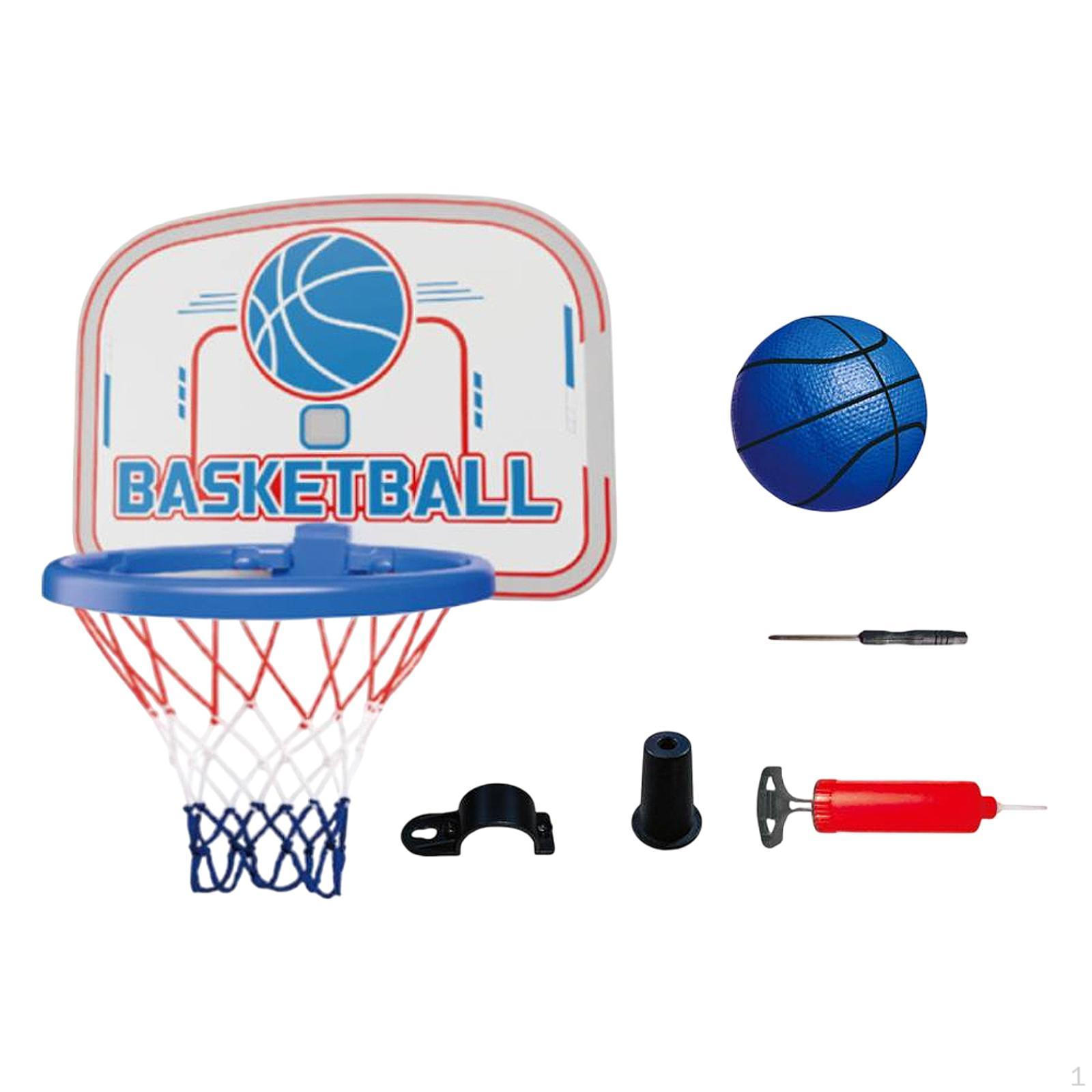 

Баскетбольное кольцо, набор игрушек, легкий домашний спортивный набор для игр в помещении Orange Blue