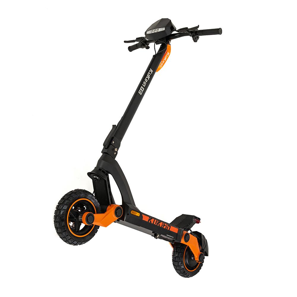 KuKirin G3 10-Zoll Elektroroller, 1200W Motor, faltbar, 52V 18AH Akku, maximale Reichweite von 63 km, maximale Tragfähigkeit von 120 kg, schwarz